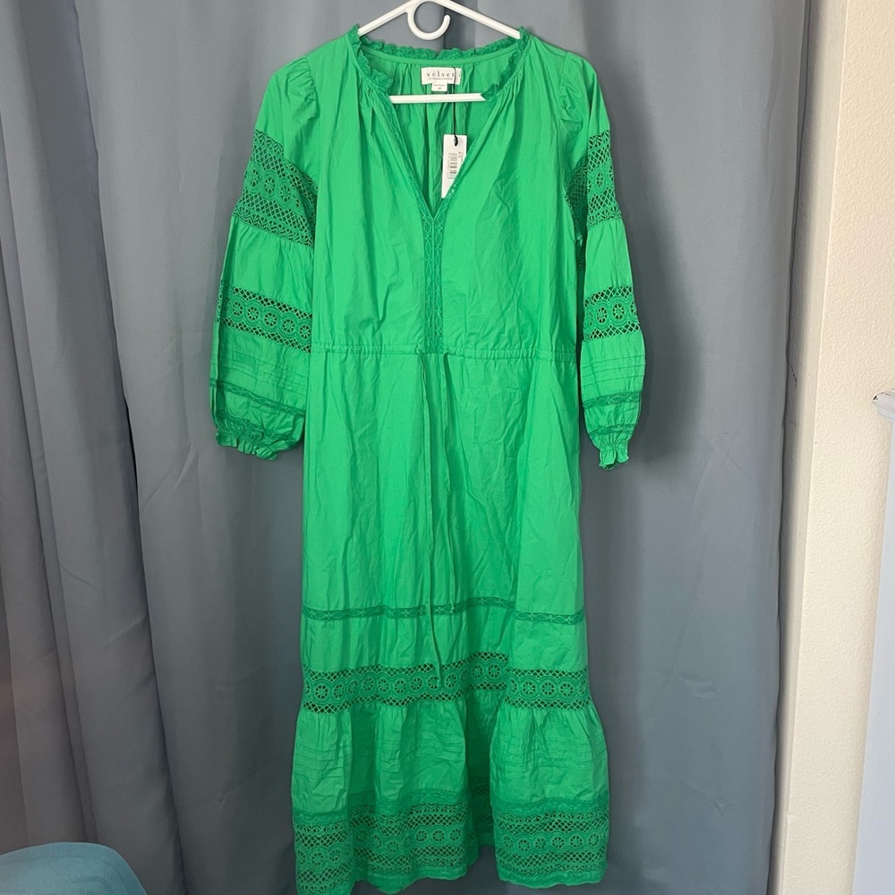 Green Velvet by Spencer & Graham dress XS